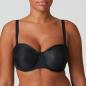 Preview: PrimaDonna Satin strapless wire bra, color black