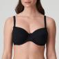 Preview: PrimaDonna Madison smooth non transparent wire bra, color black
