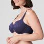 Preview: PrimaDonna Madison unterlegter Bügel BH Herzform Cup E-G, Farbe bleu bijou