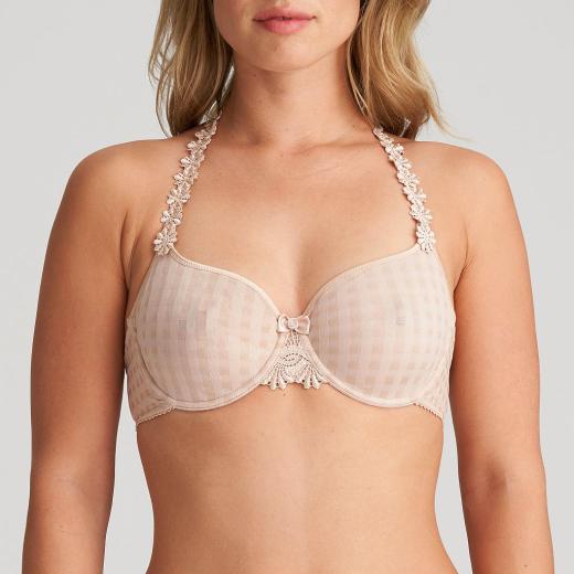 Marie Jo Avero non padded full cup seamless bra B-E cup, color caffe latte
