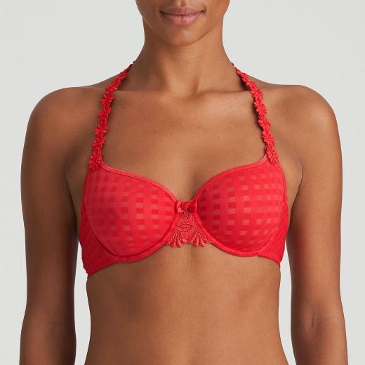 Marie Jo Avero non padded full cup seamless bra B-E cup, color scarlet