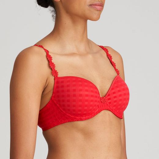 Marie Jo Avero padded bra - round shape B-F cup, color scarlet