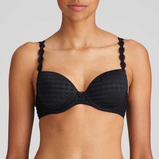 Marie Jo Avero padded bra deep plunge B-F cup, color black