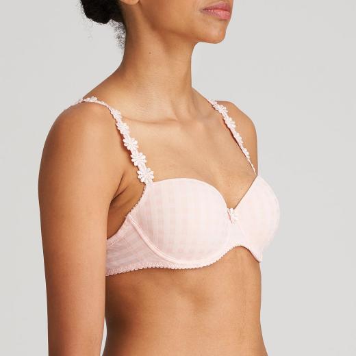 Marie Jo Avero padded bra - balcony B-F cup, color pearly pink