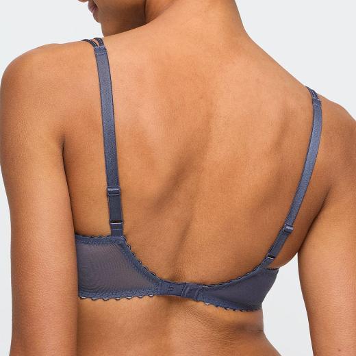 Marie Jo Jane balcony half padded A-E cup, color blue shadow