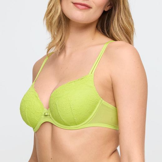 Marie Jo Melipha padded wire bra heart shape A-E cup, color wild citrus