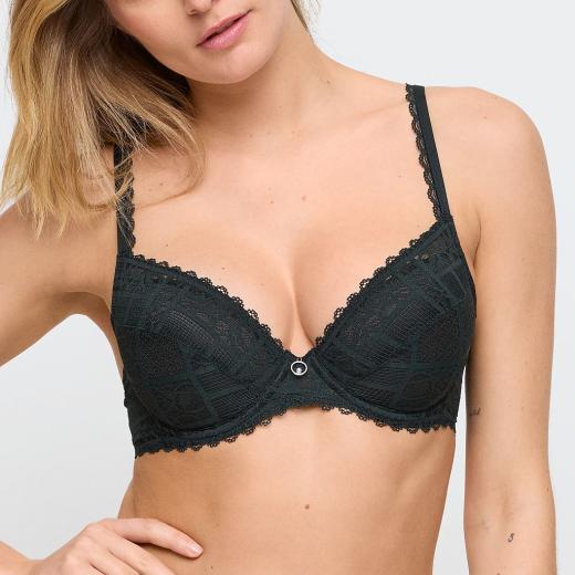 Marie Jo Jadei push up removable pads A-E cup, color deep forest