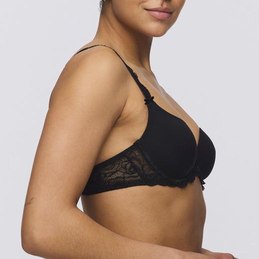 Marie Jo Cyrile padded wire bra heart shape A-F cup, color black