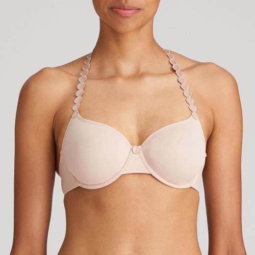 Marie Jo Tom Multiway wire bra seemless cups, color caffe latte