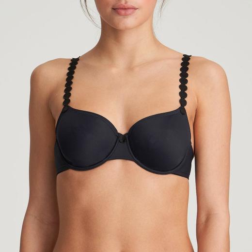 Marie Jo Tom Multiway wire bra seemless cups, color charcoal