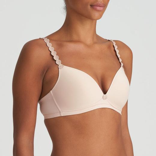 Marie Jo Tom padded wireless bra A-C cup, color caffe latte