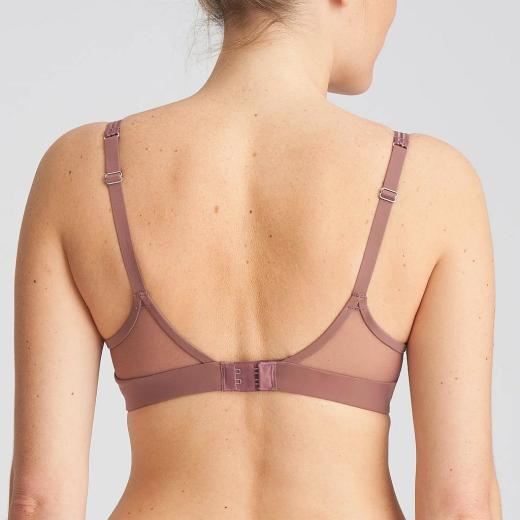 Marie Jo Louie padded wire bra heart shape A-E cup, color satin taupe