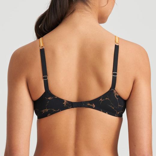 Marie Jo Colin padded bra - balcony B-E cup, color marble black