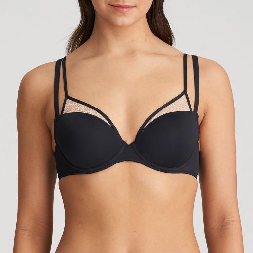 Marie Jo Amman padded deep plunge A-E cup, color jaspe
