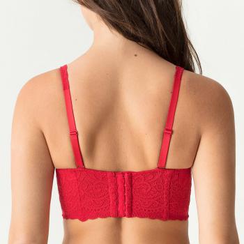 PrimaDonna Twist I Do deep plunge balcony longline E-G cup, color scarlet