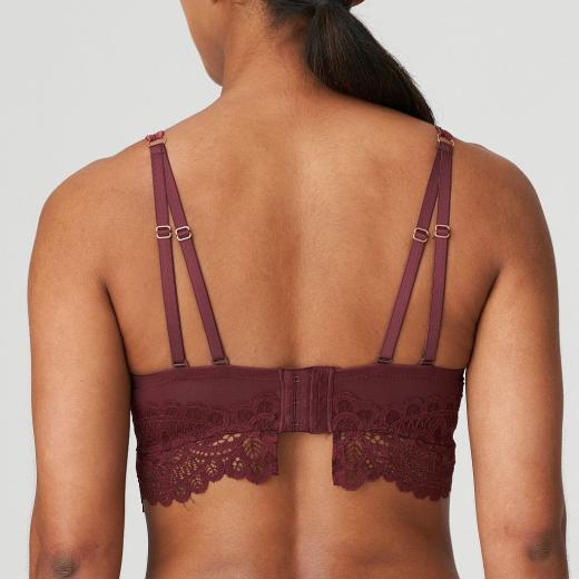 PrimaDonna Twist First Night triangle bra C-G cup, color merlot