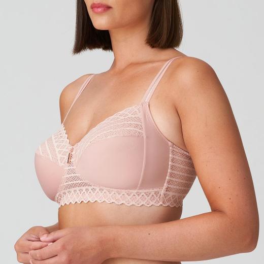PrimaDonna Twist East End wireless bra C-F cup, color powder rose