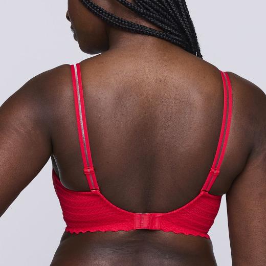 PrimaDonna Twist East End full cup wireless bra C-F cup, color true red