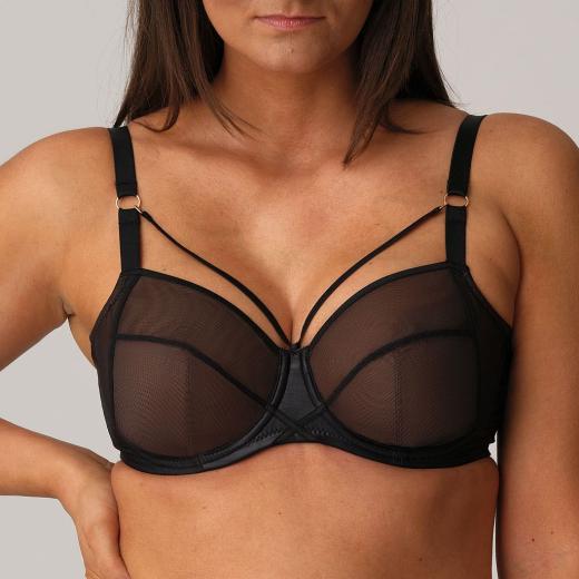 PrimaDonna Twist Zipolite full cup wire bra C-H cup, color black