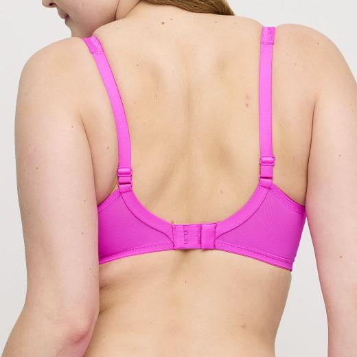 PrimaDonna Twist Vivgirl half padded wire bra deep plunge C-G cup, color cactus flower