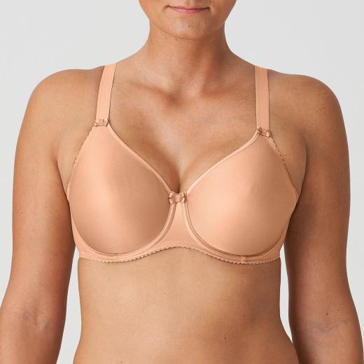 PrimaDonna Satin full cup wire bra D-H cup, color light tan