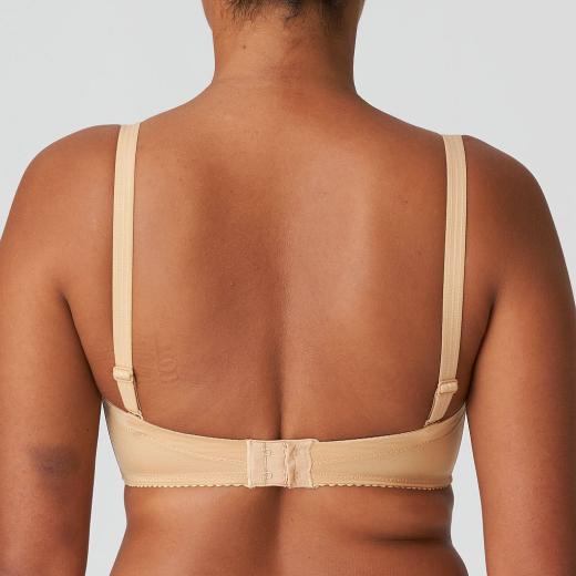 PrimaDonna Satin strapless wire bra, color cognac