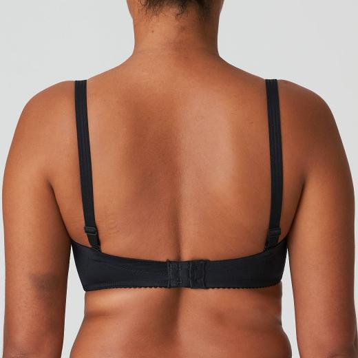 PrimaDonna Satin strapless wire bra, color black