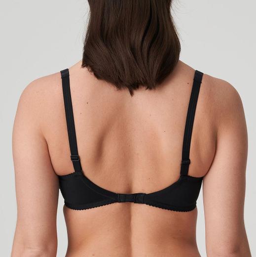 PrimaDonna Madison smooth non transparent wire bra, color black