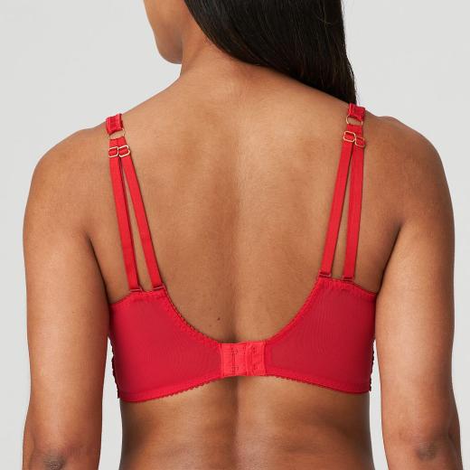 PrimaDonna Vya deep plunge balcony C-G cup, color strawberry kiss
