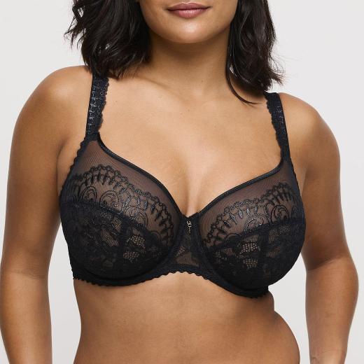 PrimaDonna Shimla Balconette Bügel BH vertikale Naht Cup C-G, Farbe schwarz