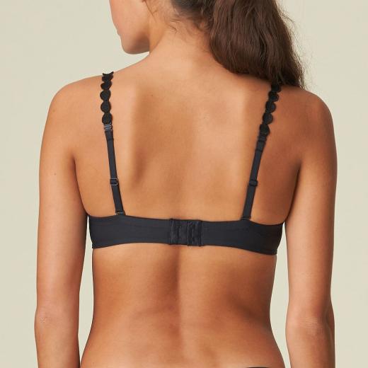 Marie Jo Tom push up wire bra A-D cup, color charcoal