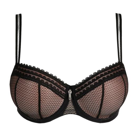 PrimaDonna Twist I Want You padded balcony wire bra, color black