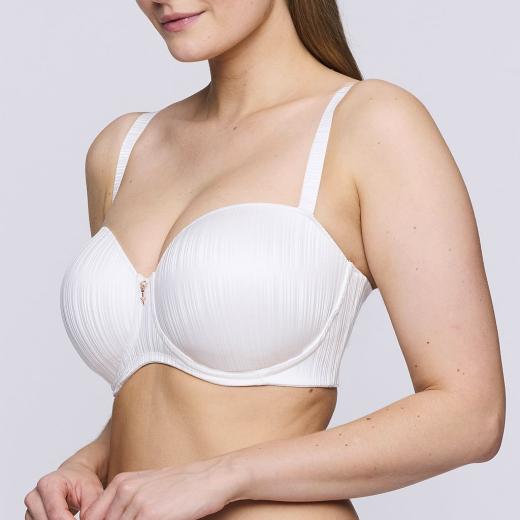 PrimaDonna Twist Knokke padded bra - strapless C-G cup, color natural