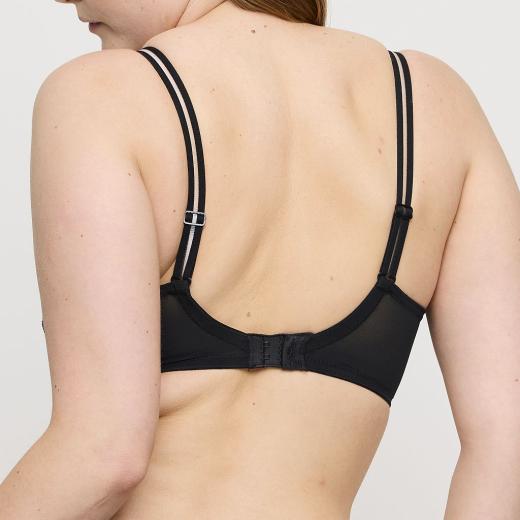 PrimaDonna Twist Nako Bügel BH unterlegt Herzform Cup C-G, Farbe schwarz