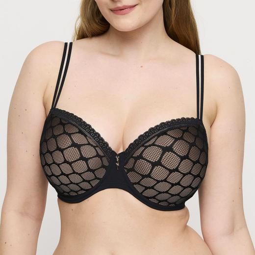 PrimaDonna Twist Nako Balconette Bügel BH unterlegt Cup C-G, Farbe schwarz
