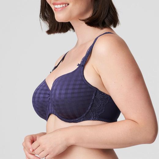 PrimaDonna Madison unterlegter Bügel BH Herzform Cup C-D, Farbe bleu bijou