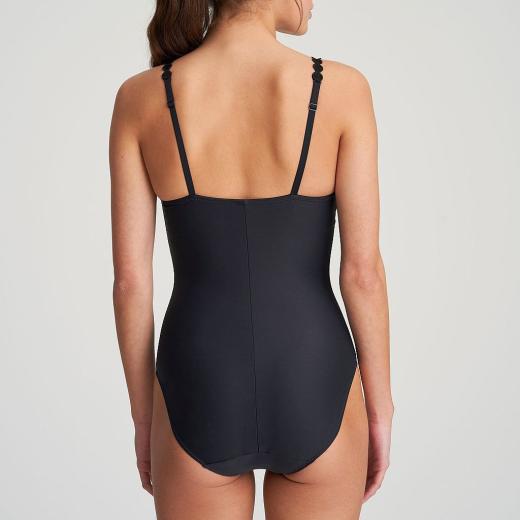 Marie Jo Tom body with fiberfilled Cups, color charcoal
