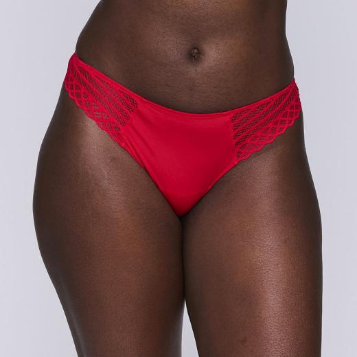 PrimaDonna Twist East End thong, color true red
