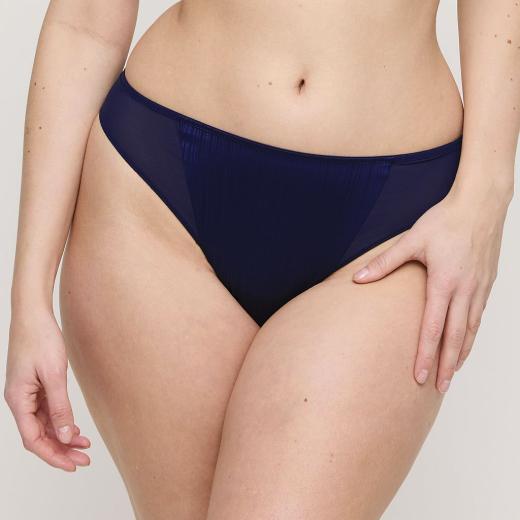 PrimaDonna Twist Knokke thong, color sapphire blue