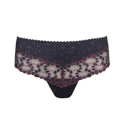 PrimaDonna Hyde Park luxury thong, color velvet blue