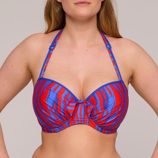 PrimaDonna Swim Skudai Bikini top balcony padded, color wild stripes