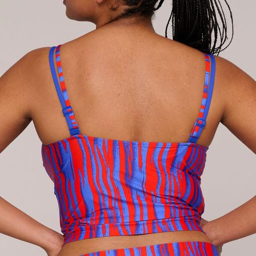 PrimaDonna Swim Skudai Tankini full cup padded, color wild stripes
