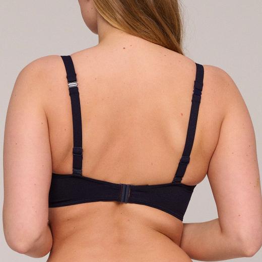 PrimaDonna Swim Pinner padded Bikini top deep plunge, color dazzling sky