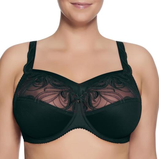 Ulla Lingerie Féminine bra Carmen cup H-I, color black