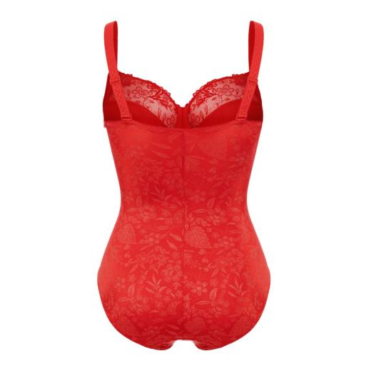 Ulla Lingerie Féminine body Jasmin B - G cup, color poppy-red