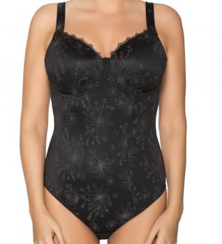 Ulla Lingerie Féminine body Viola cup B-G, color black