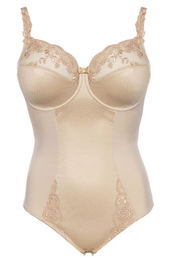 Ulla Lingerie Féminine body Ella cup D-G, color bisque