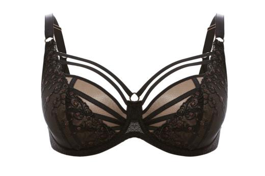 Ulla Lingerie Féminine Bügel BH Exclusive Line Cup D-I, Farbe schwarz