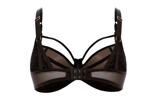 Ulla Lingerie Féminine Bügel BH Exclusive Line Cup D-I, Farbe schwarz