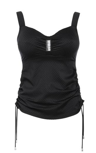 Ulla Lingerie Féminine tankini St. Tropez Cup B-G, color black
